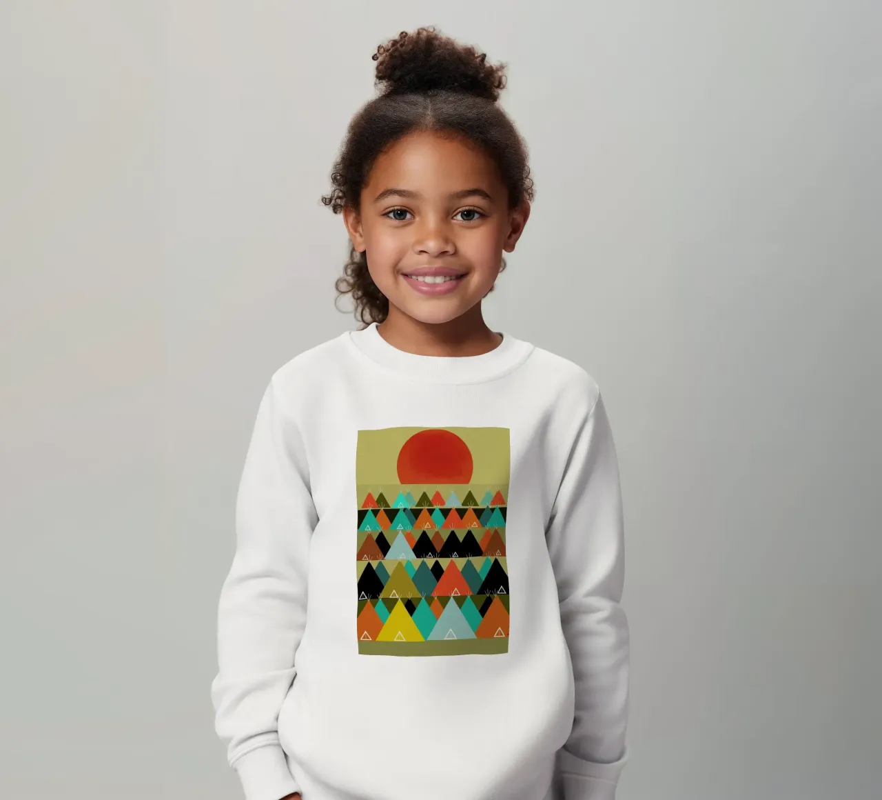 tipi moon kids sweatshirt by Brian Buckley