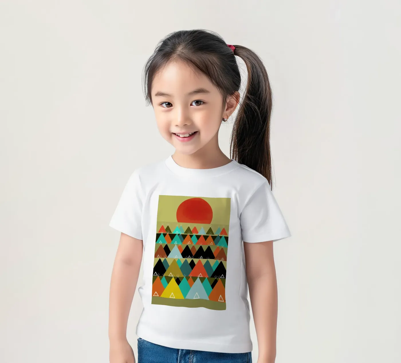 tipi moon t-shirt bambini da Brian Buckley