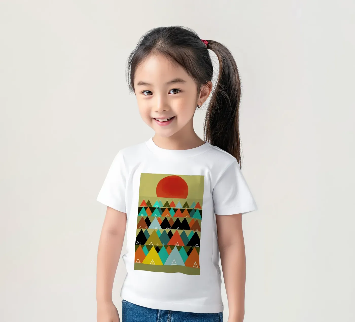 tipi moon t-shirt bambini da Brian Buckley
