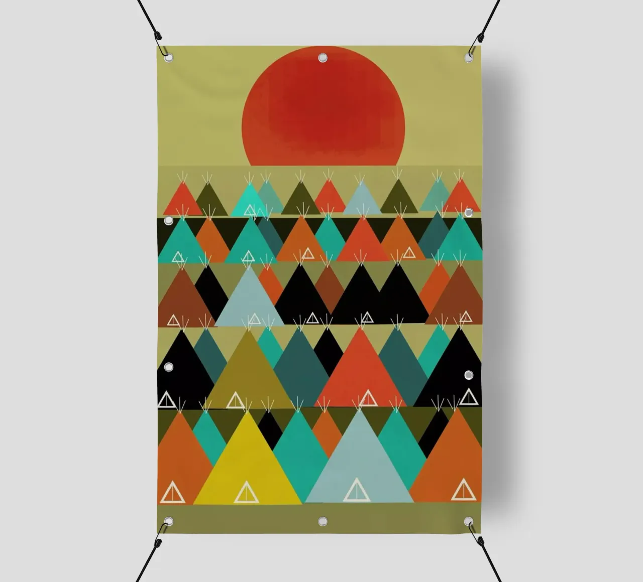 tipi moon telo in pvc da Brian Buckley