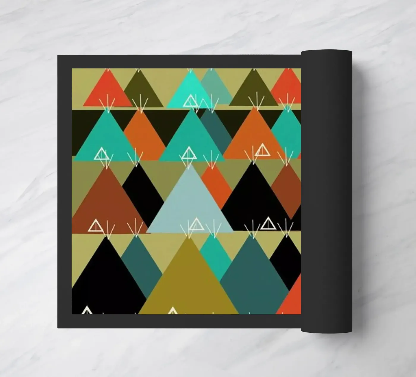 tipi moon deurmat van Brian Buckley