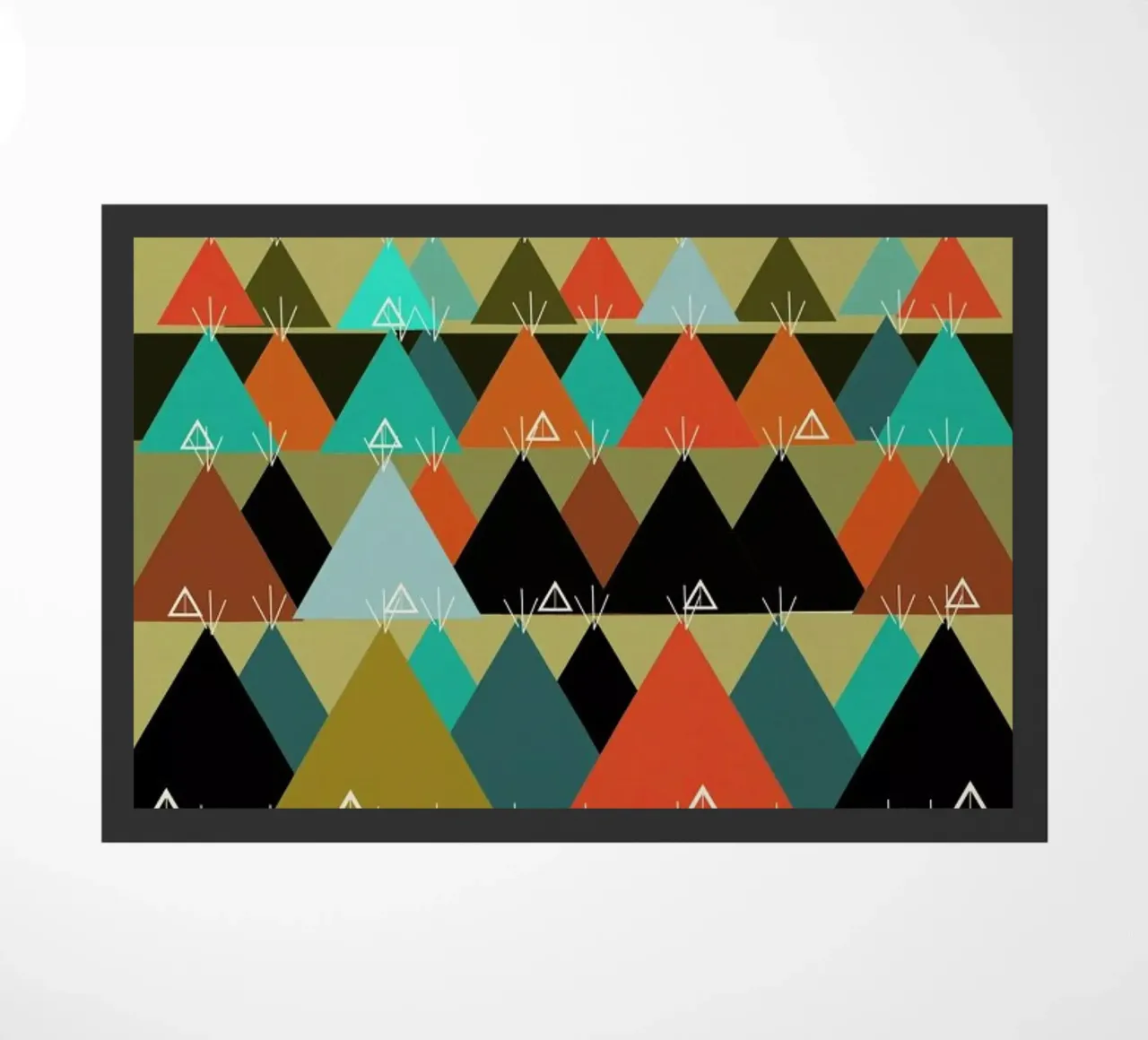 tipi moon felpudo de Brian Buckley