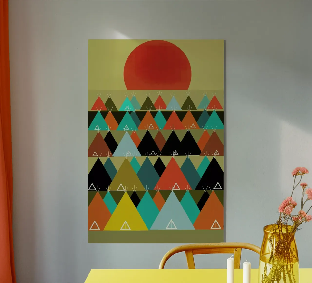 tipi moon plexiglass da Brian Buckley