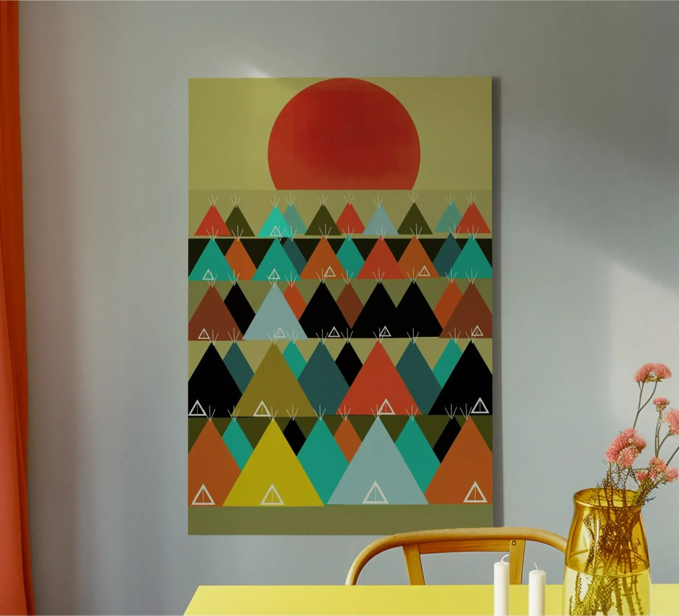 tipi moon tela da Brian Buckley