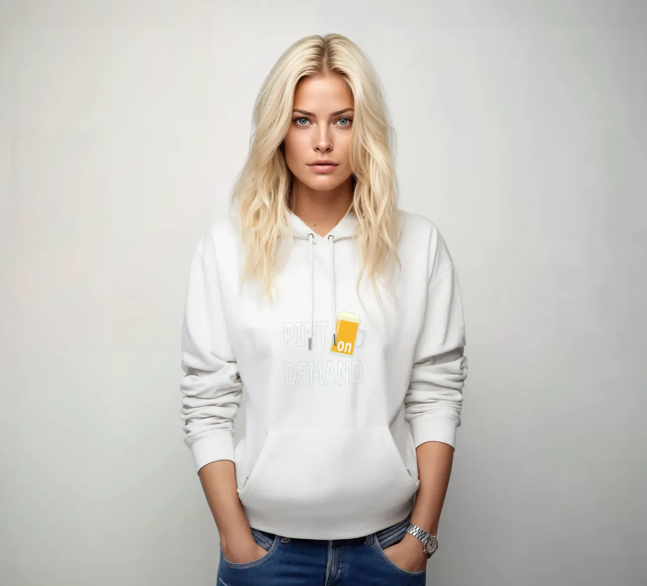 PINT ON DEMAND Luce felpa con cappuccio da Vintage Van Gogh