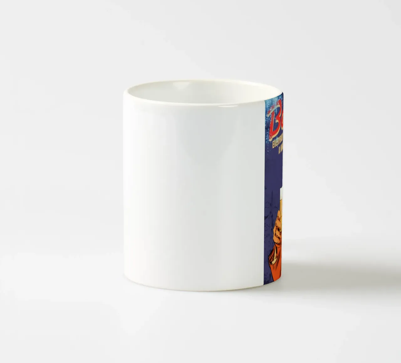 Opera d'arte di Everybody Need A Glass of Beer tazza in ceramica da Jodie Art
