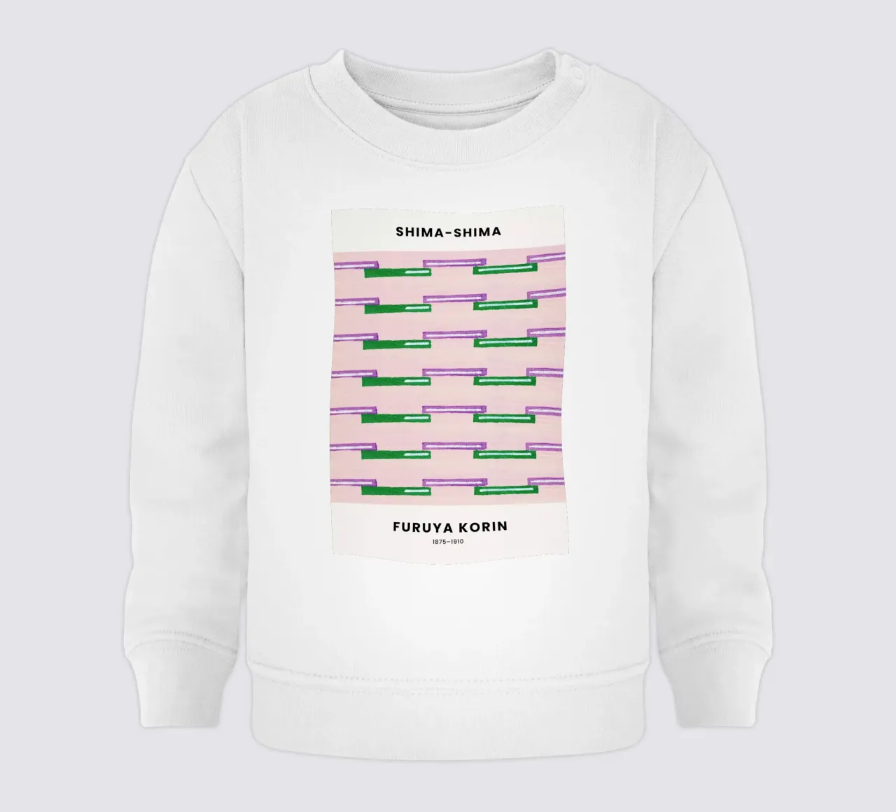 Furuya Korin - Step Print felpa neonato da Vintage by JUNIQE