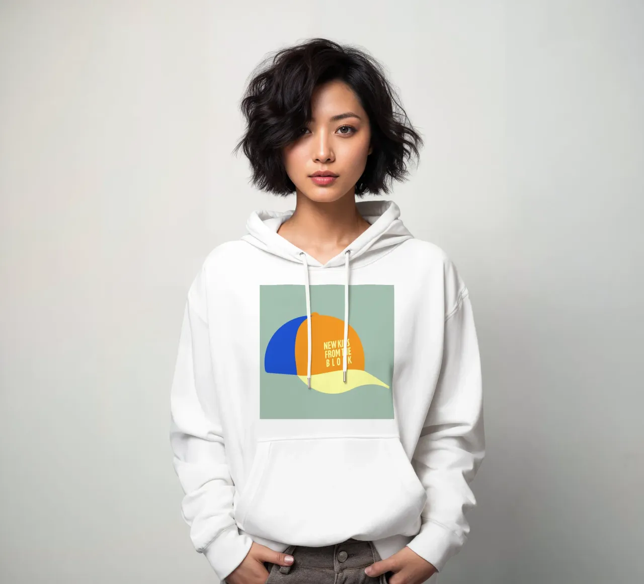new kids from the block. sudadera con capucha de FRICKE DESIGN