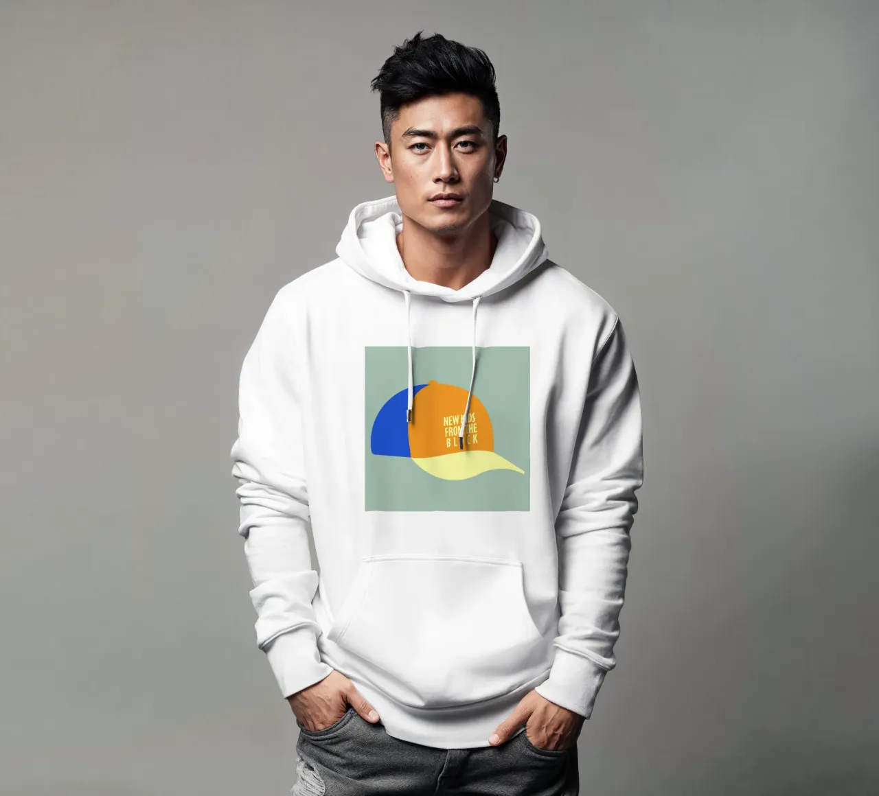 new kids from the block. sudadera con capucha de FRICKE DESIGN