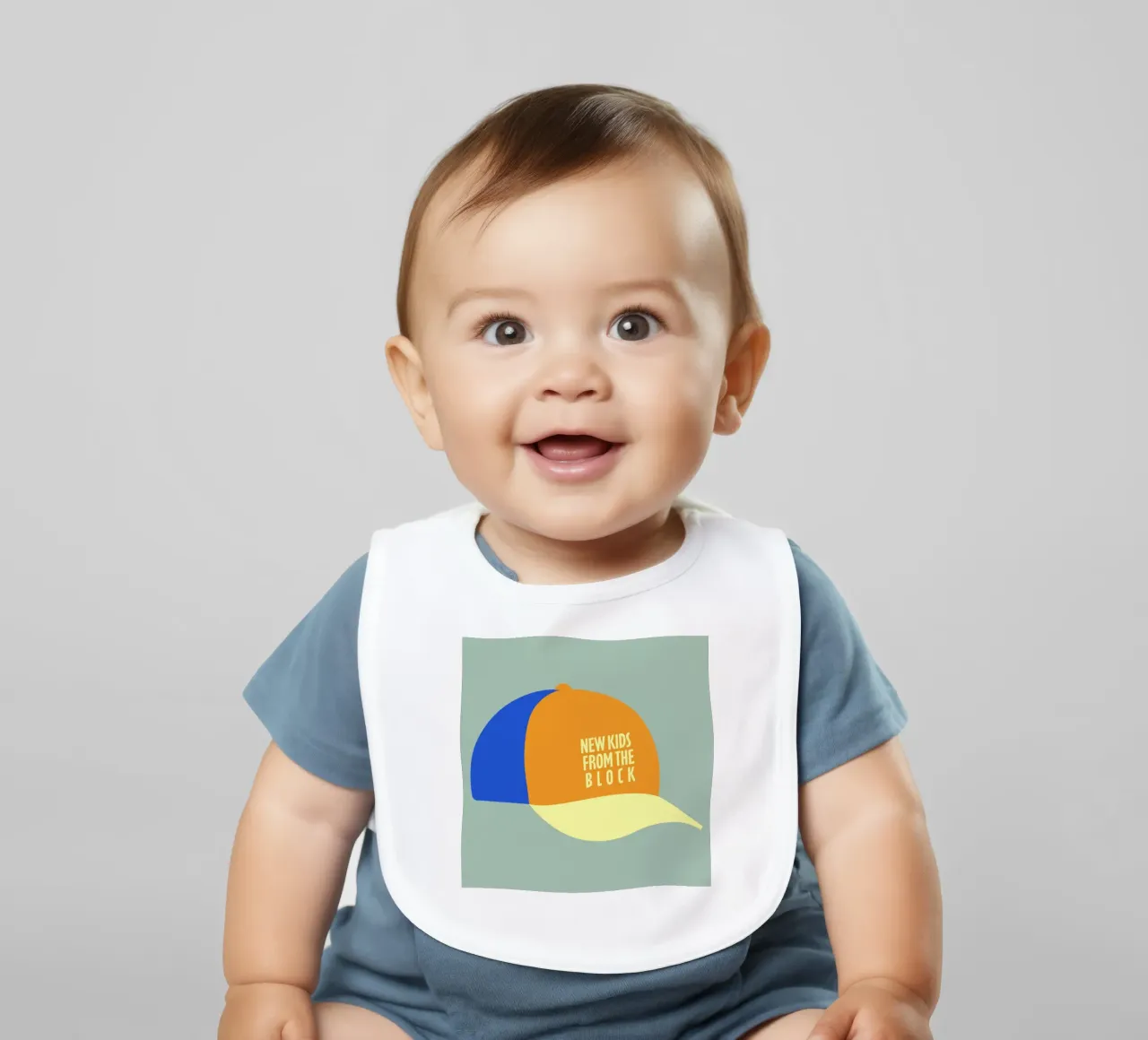 new kids from the block. bavaglino da FRICKE DESIGN