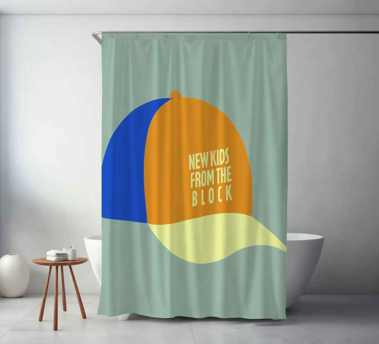 new kids from the block. tenda da doccia da FRICKE DESIGN