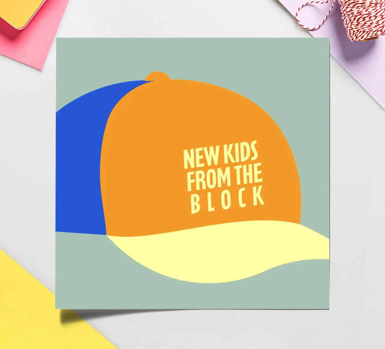 new kids from the block. foglio adesivo da FRICKE DESIGN