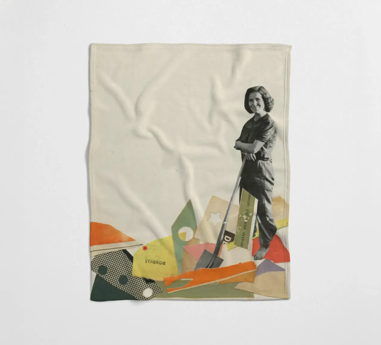 Dig Fleecedecke von Cassia Beck Collage