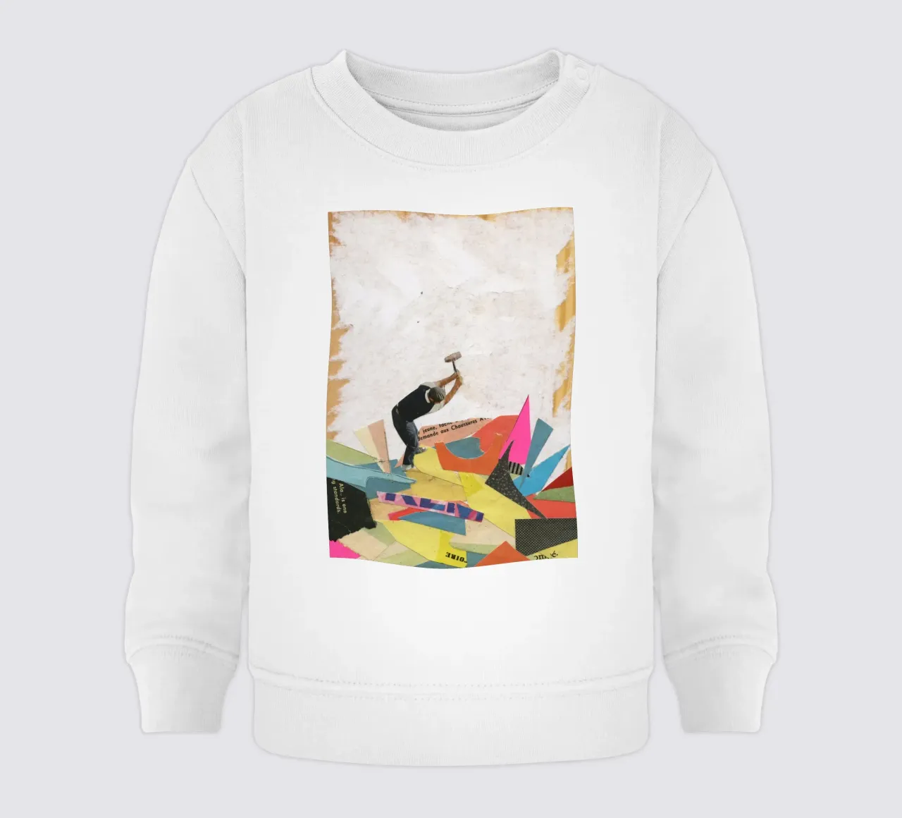 Scavo II felpa neonato da Cassia Beck Collage