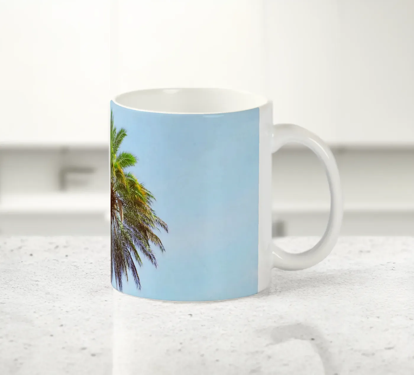 Palm Tree Keramik Tasse von Cassia Beck Photography