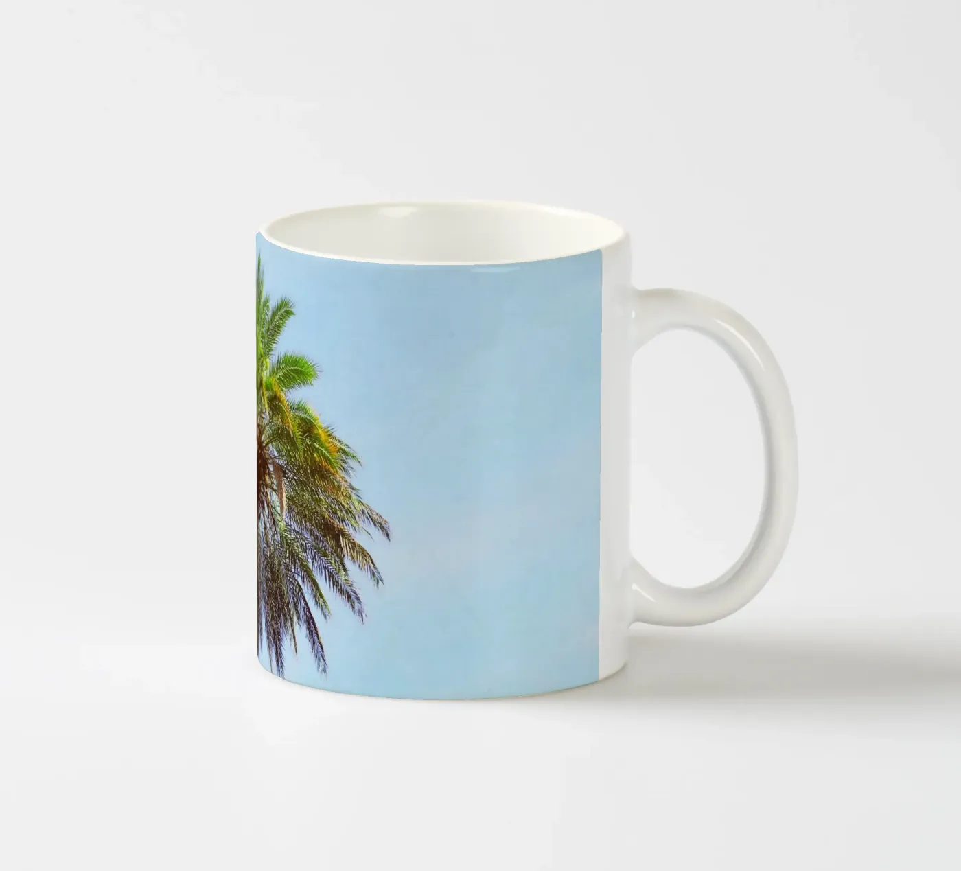 Palm Tree Keramik Tasse von Cassia Beck Photography