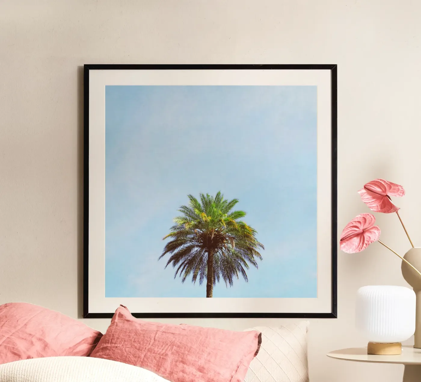 Palm Tree poster van Cassia Beck Photography