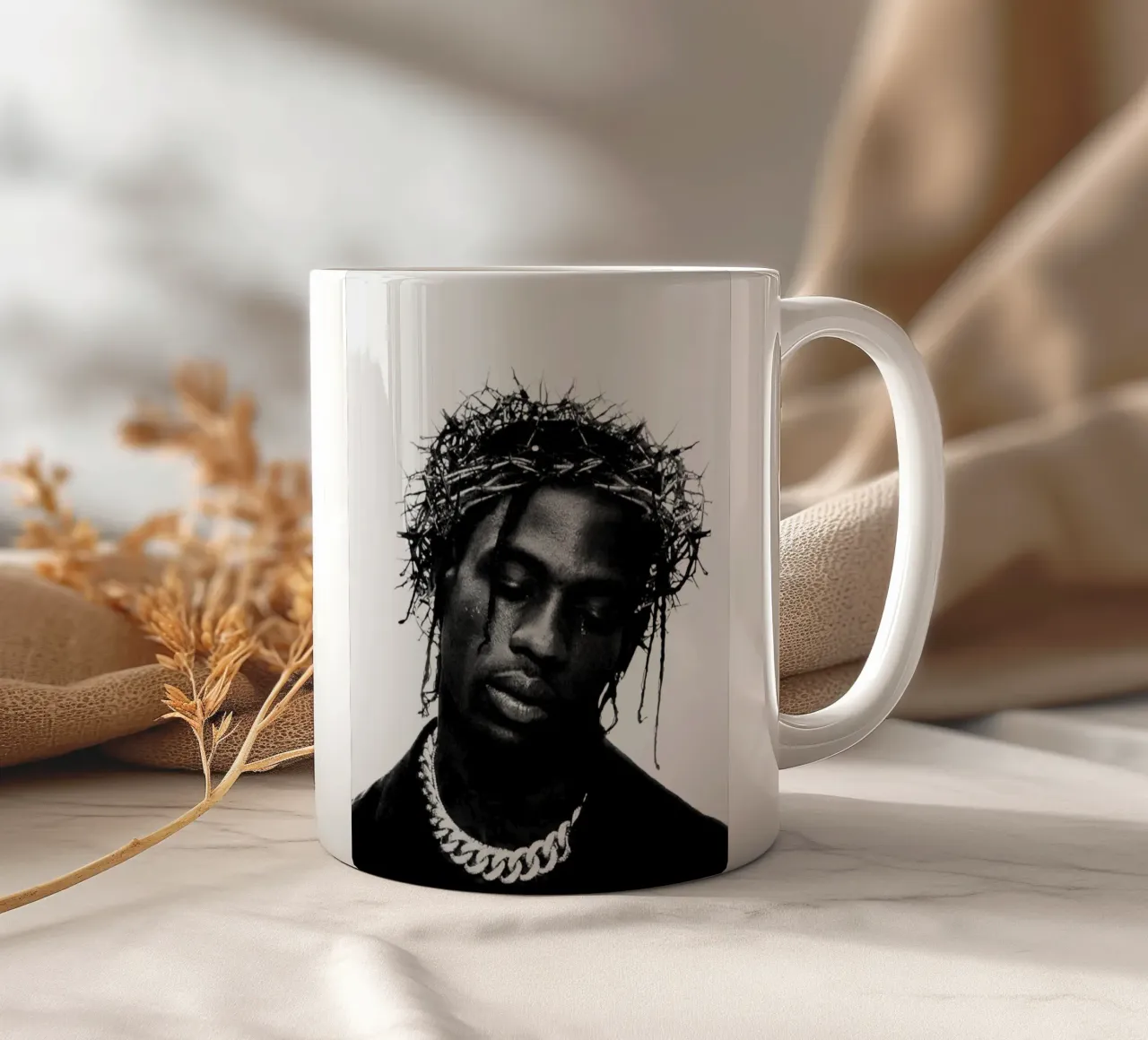 Crown Of Travis Scott tazza in ceramica da music soul