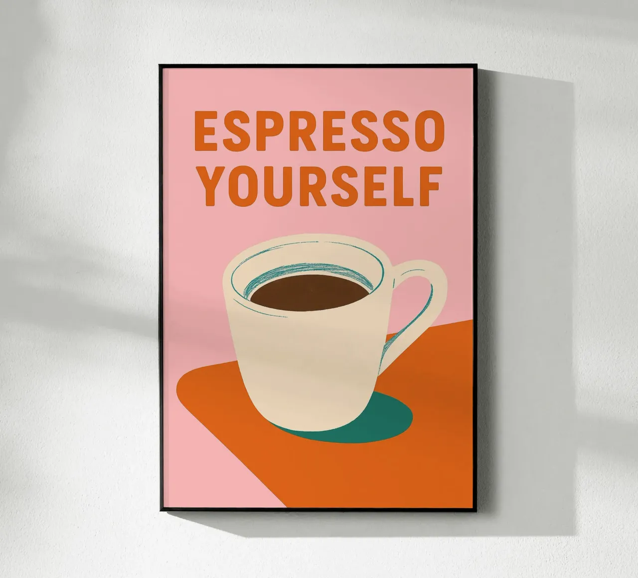 Espresso Yourself acryl van Between Lines