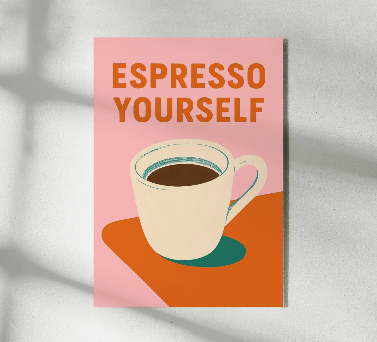 Espresso Yourself acryl van Between Lines