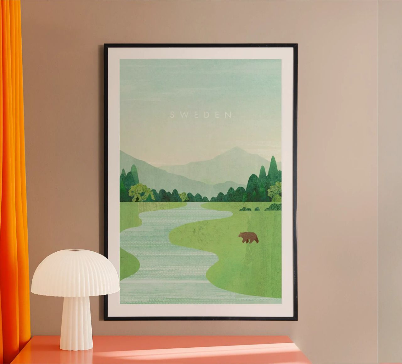 Sweden Poster von Henry Rivers