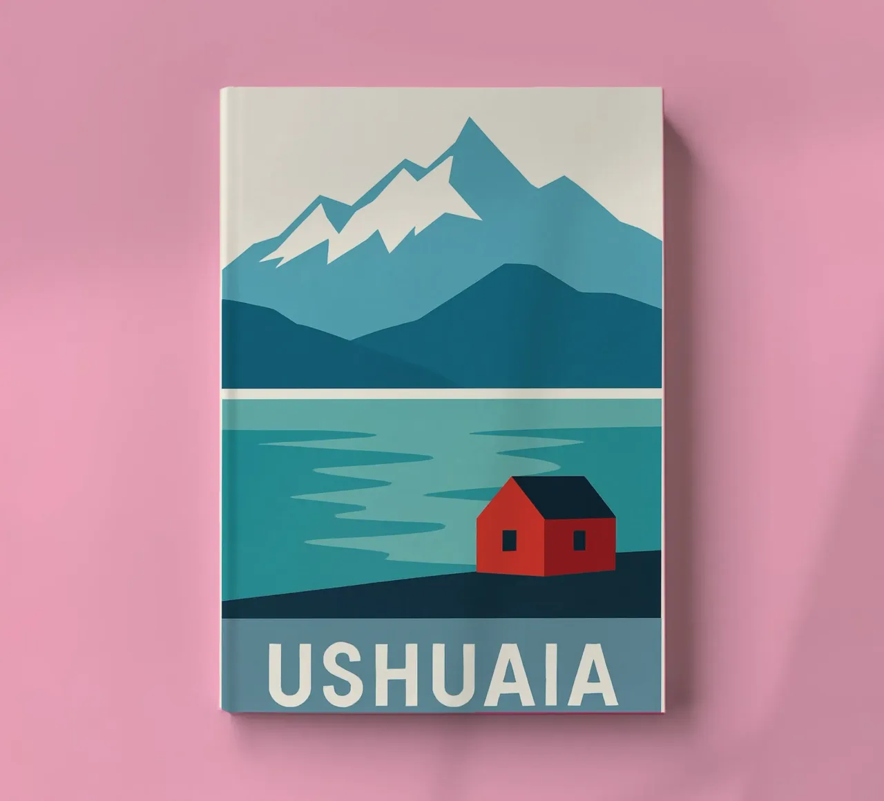 Ushuaia - At the End of the World, Frozen Calm notebook by JETLAG | affiches voyage
