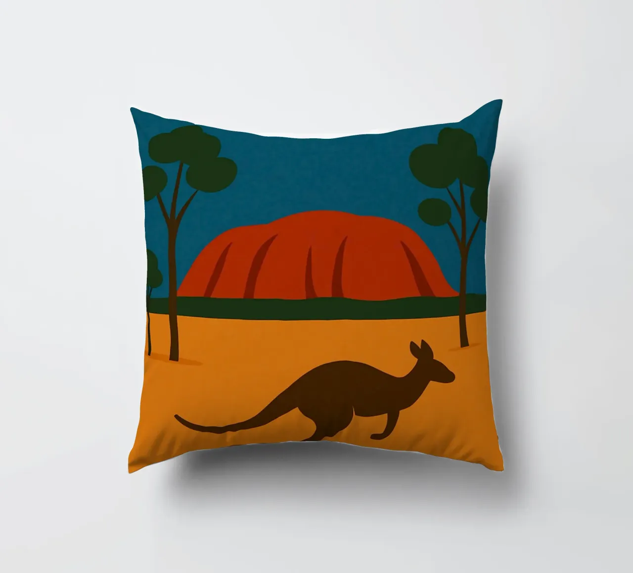 Australia - Selvaggia, solare e grafica cuscino da JETLAG | affiches voyage