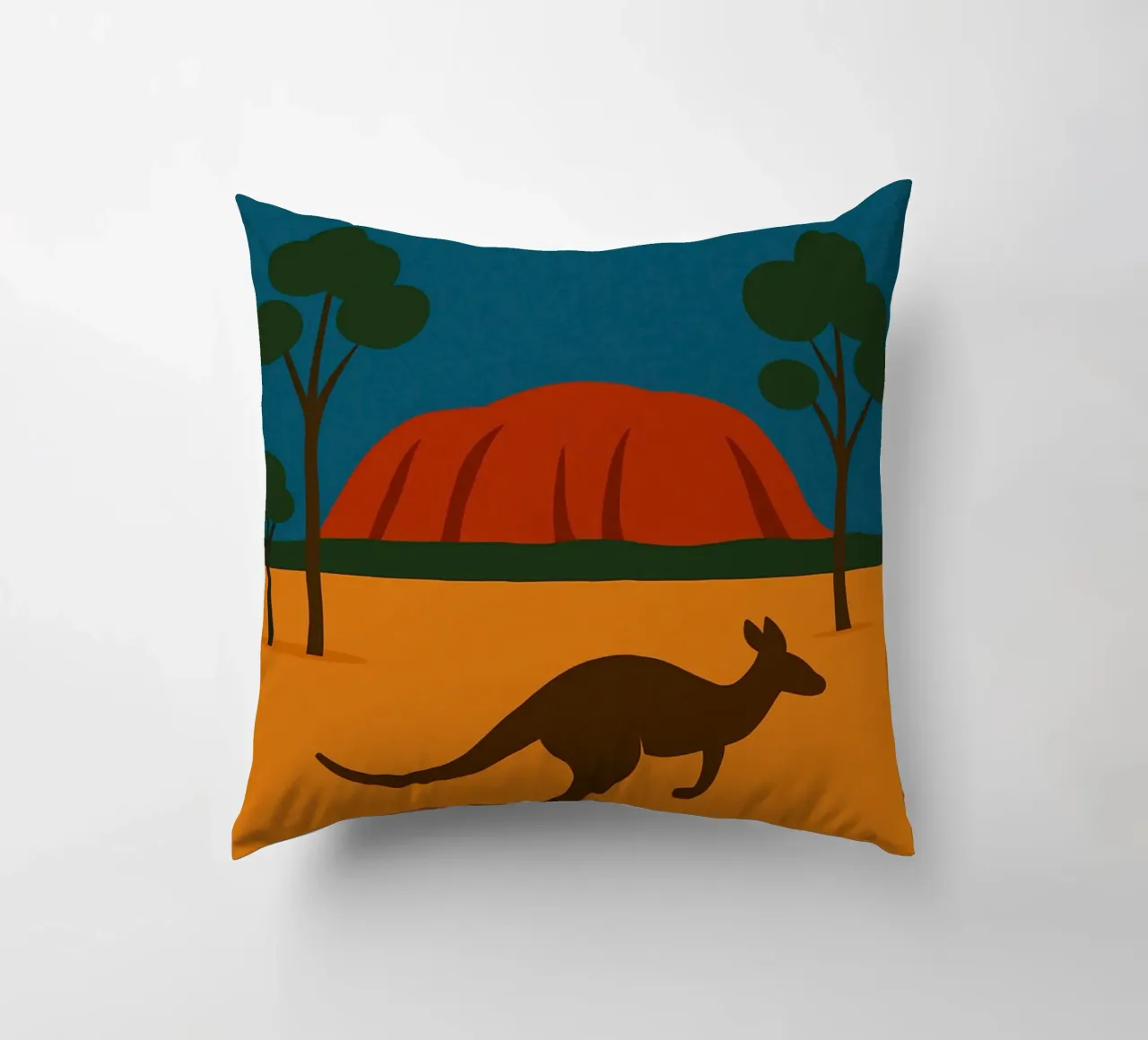 Australia - Selvaggia, solare e grafica cuscino da JETLAG | affiches voyage