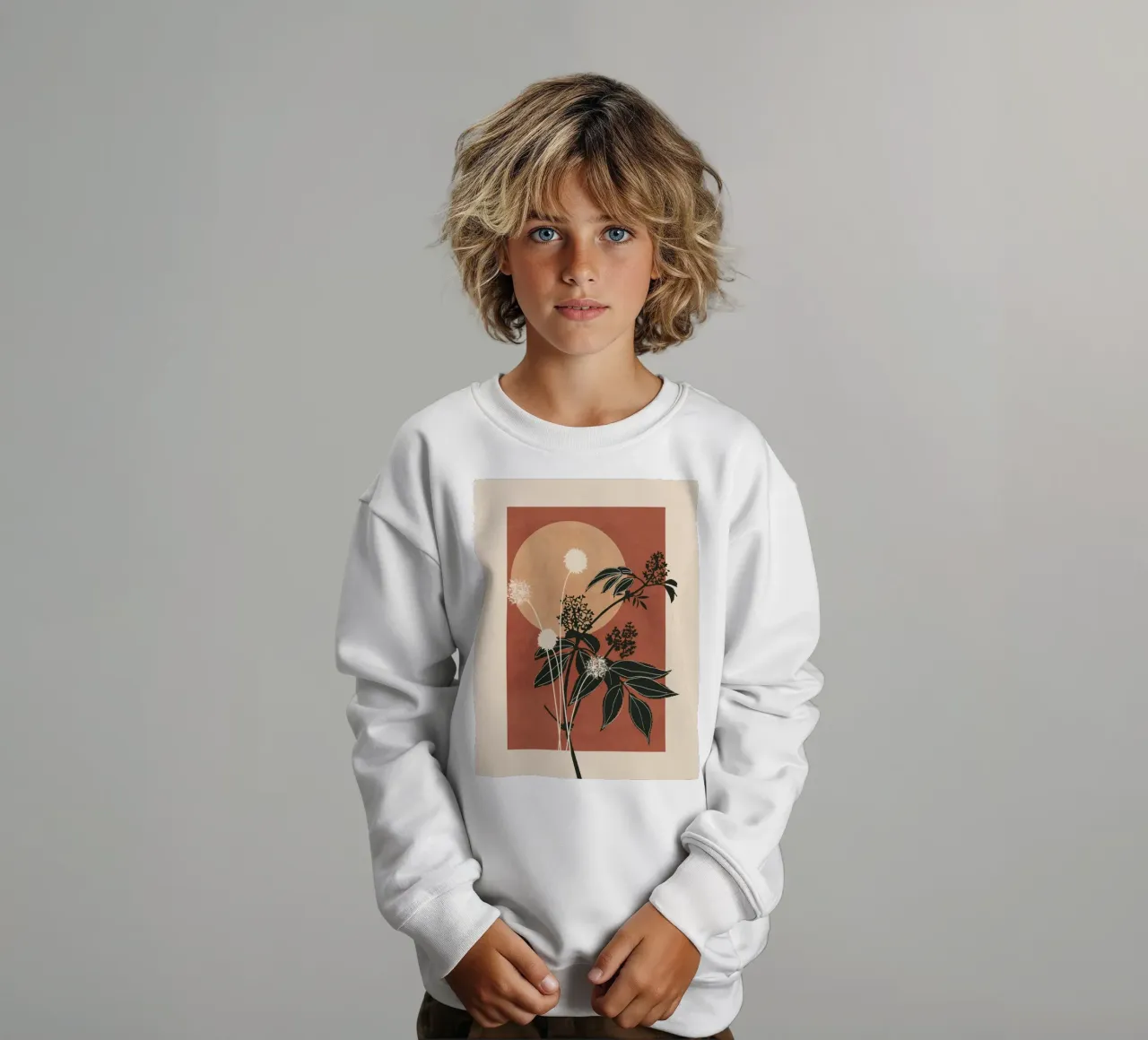 Pianta selvatica felpa bambino da ThingDesign