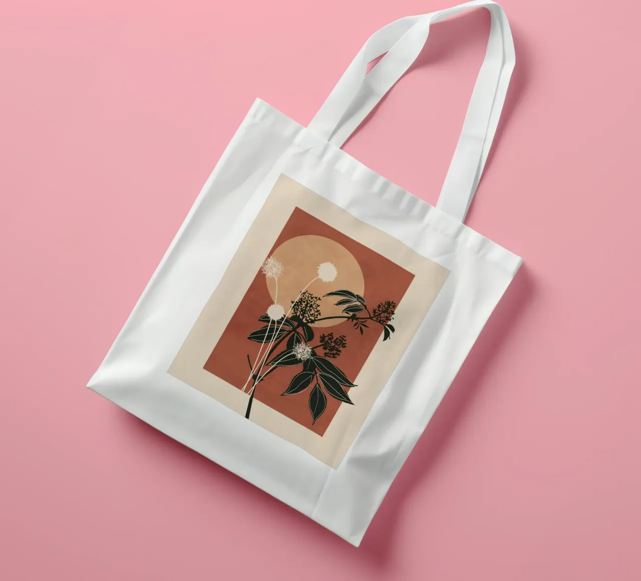 Pianta selvatica borsa in juta da ThingDesign