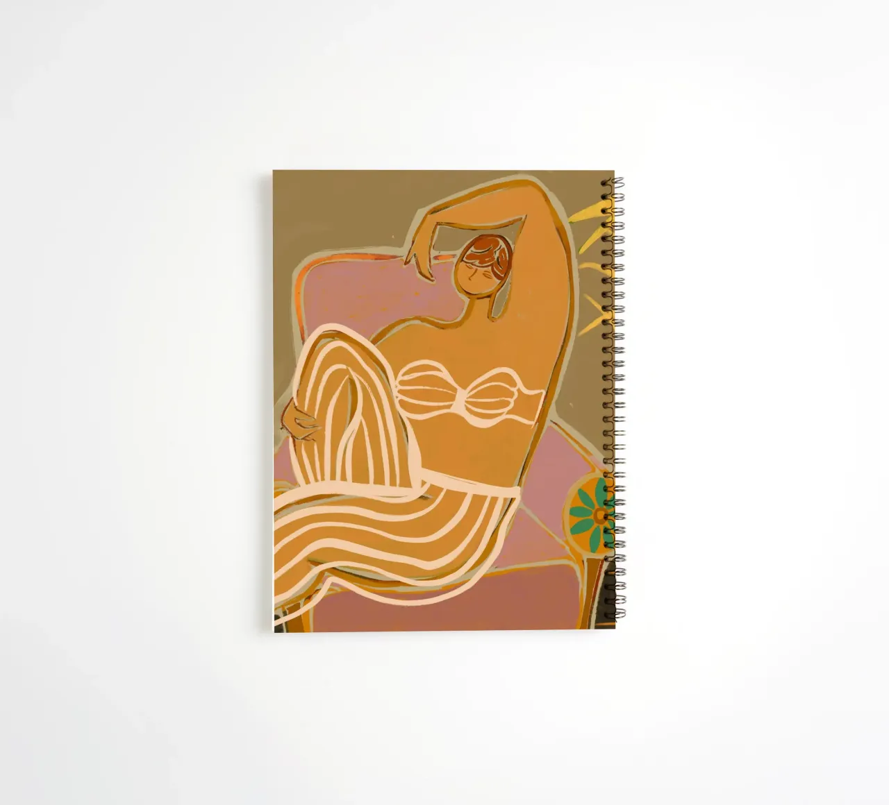 Lazy Weekend spiral notebook by Arty Guava