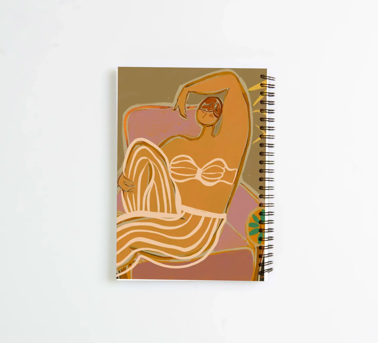 Lazy Weekend spiral notebook by Arty Guava