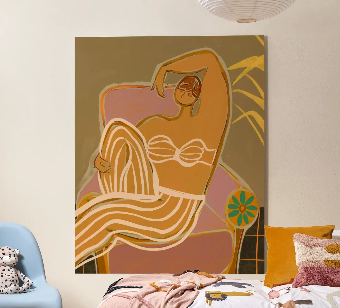 Lazy Weekend acryl van Arty Guava