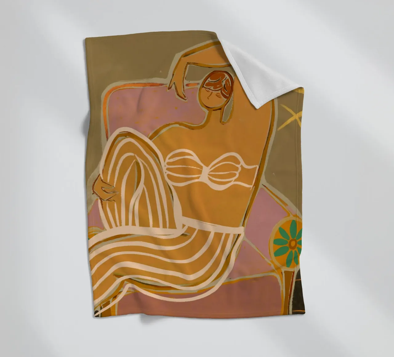 Lazy Weekend coperta in pile da Arty Guava