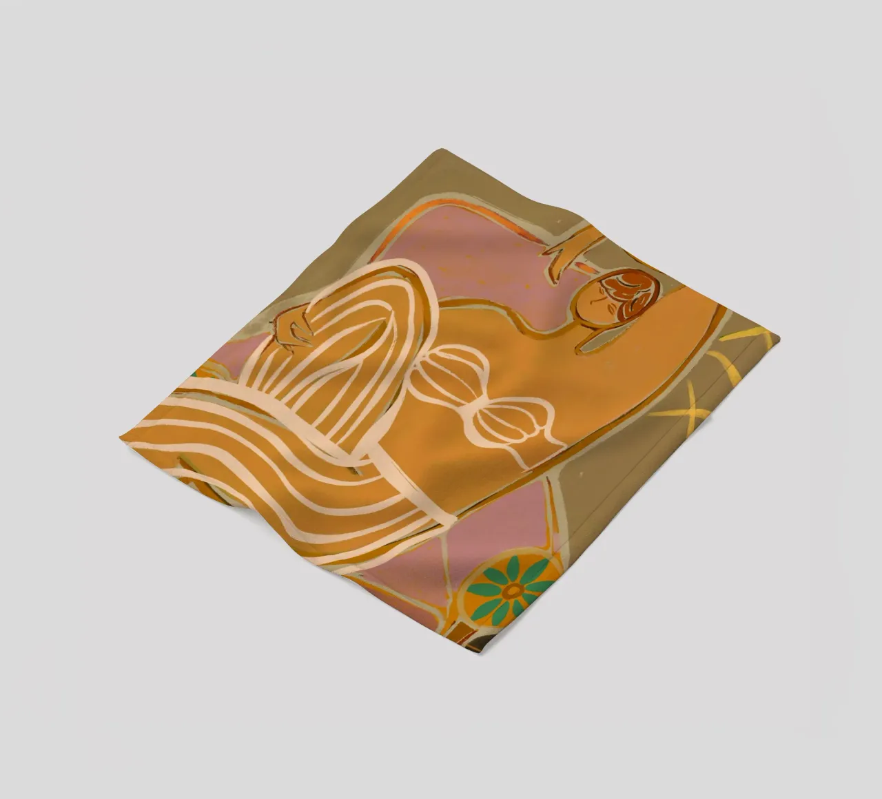 Lazy Weekend coperta in pile da Arty Guava