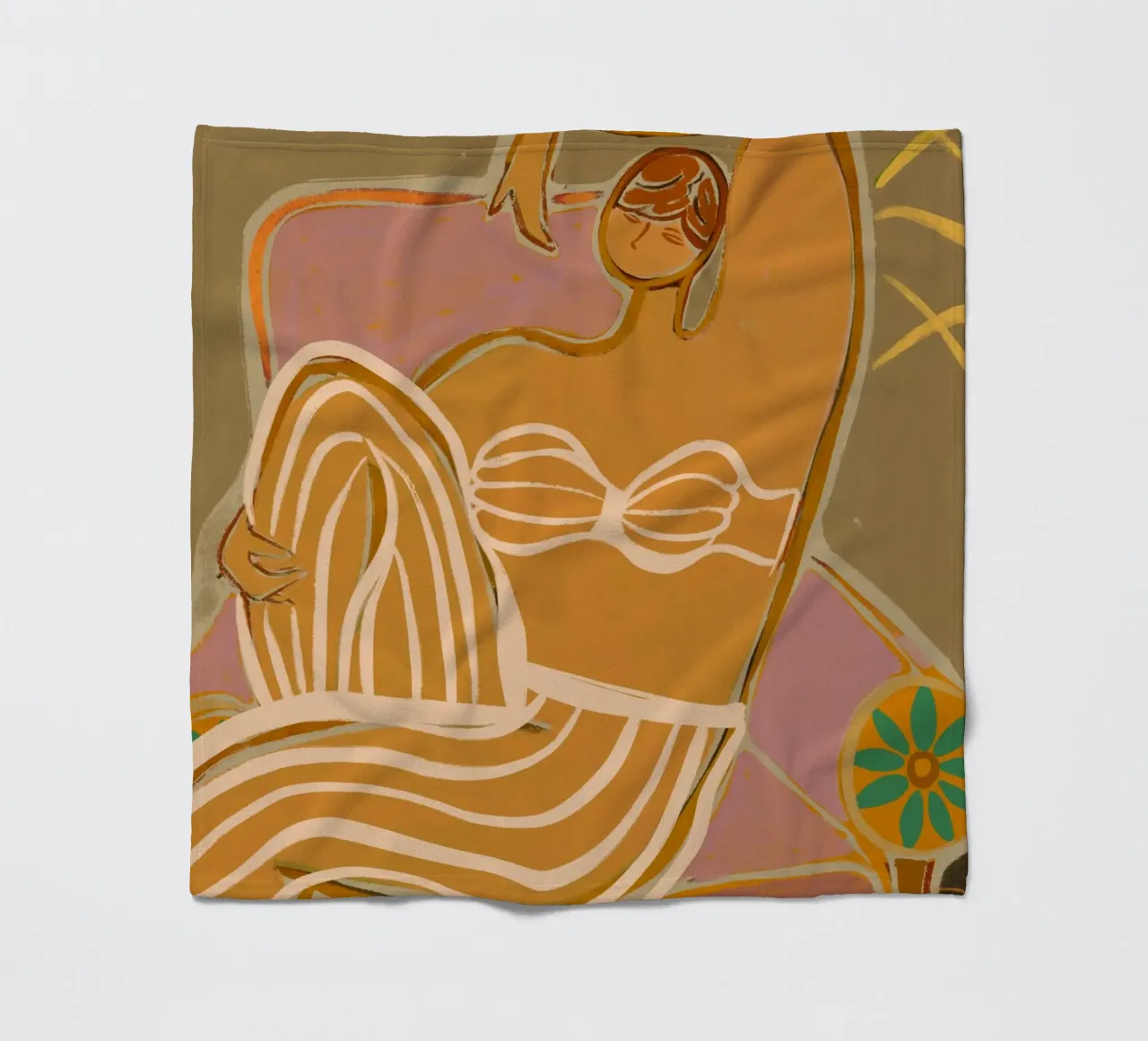 Lazy Weekend coperta in pile da Arty Guava