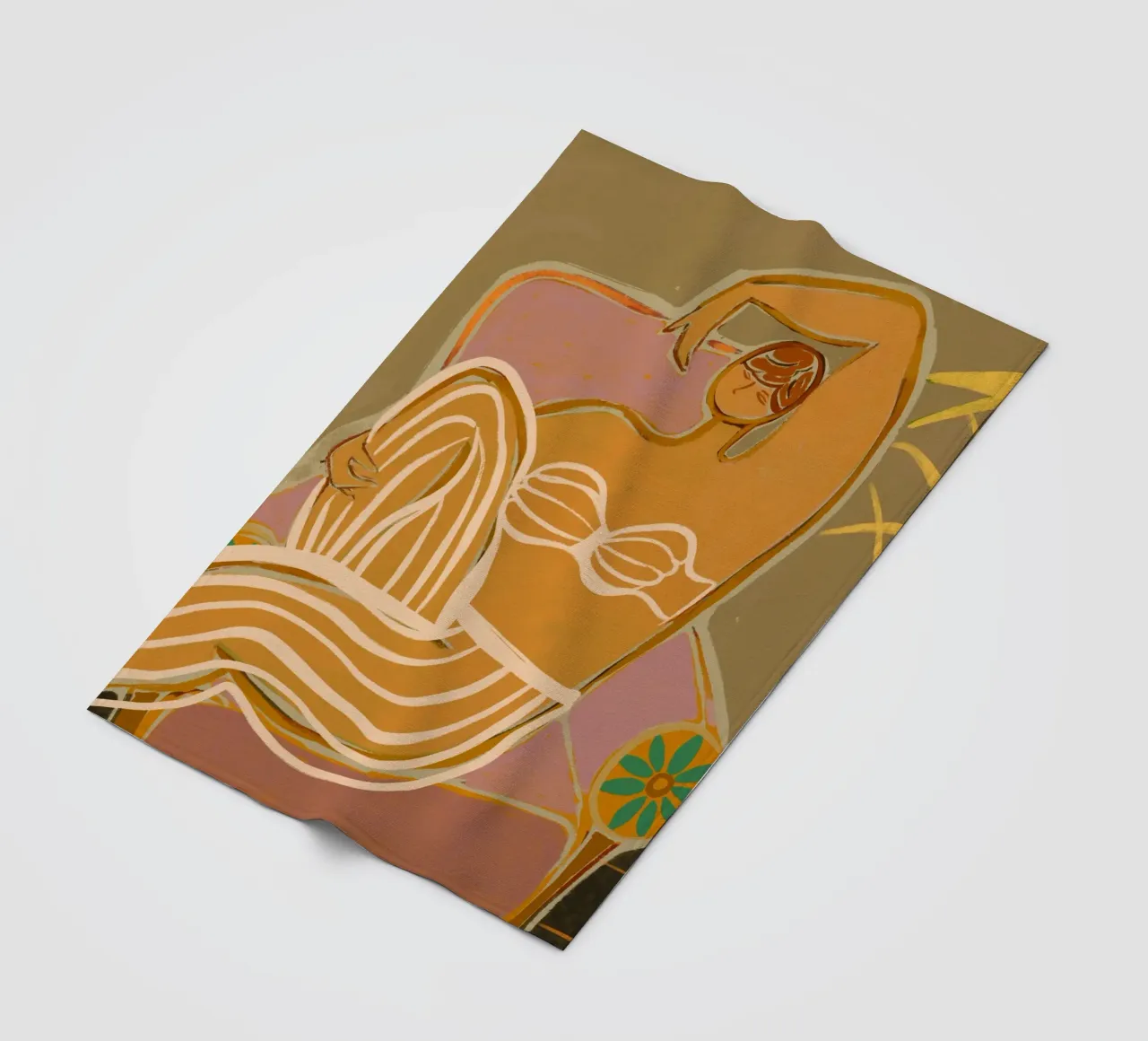 Lazy Weekend coperta in pile da Arty Guava