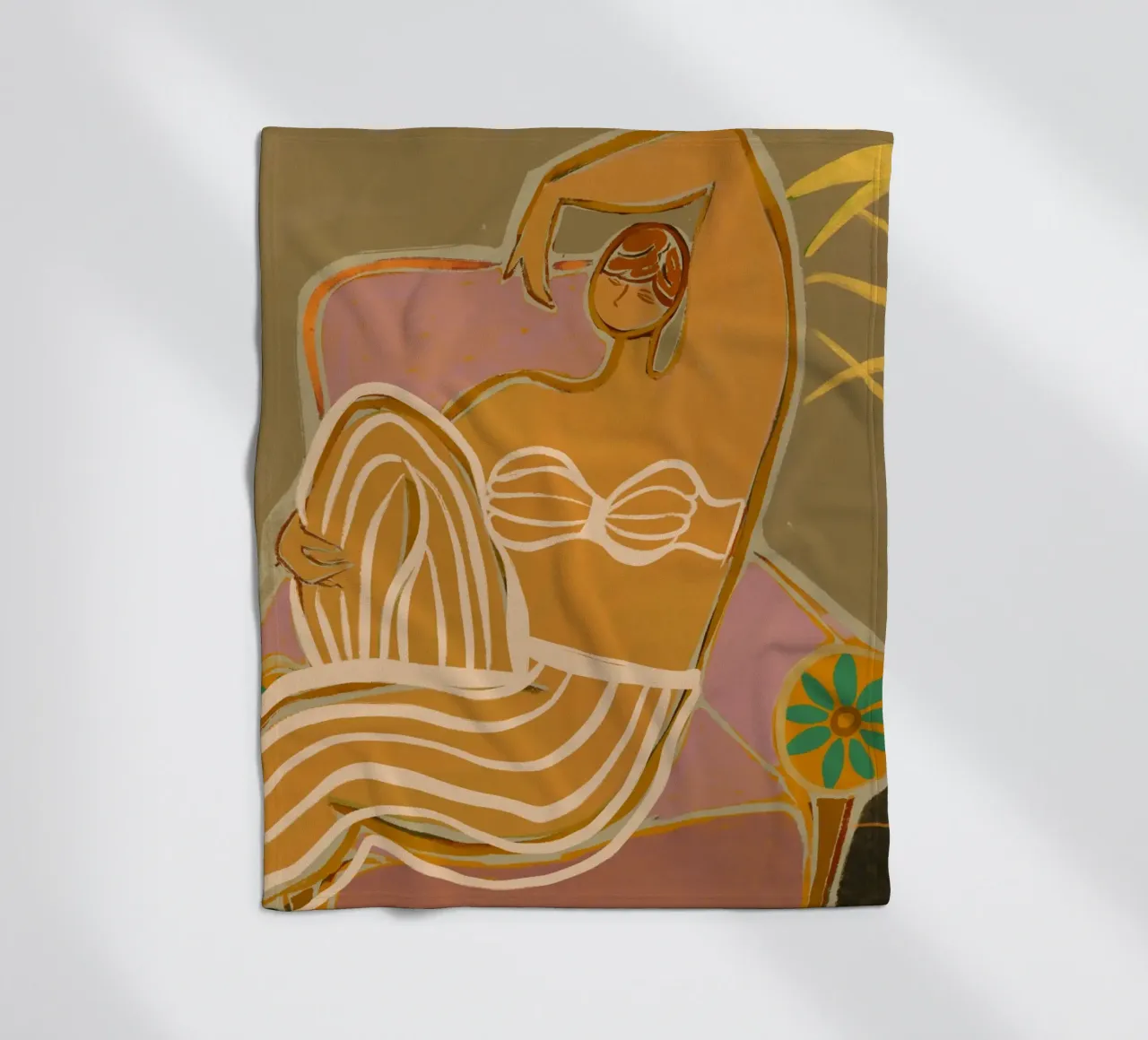 Lazy Weekend coperta in pile da Arty Guava