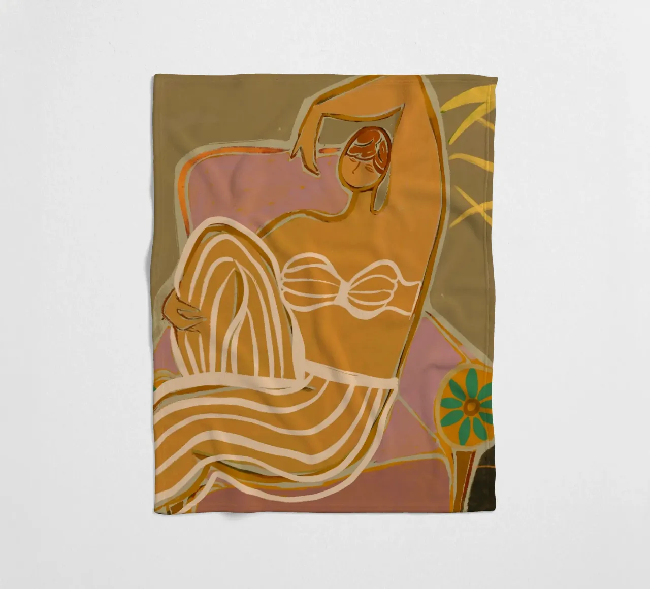 Lazy Weekend coperta in pile da Arty Guava