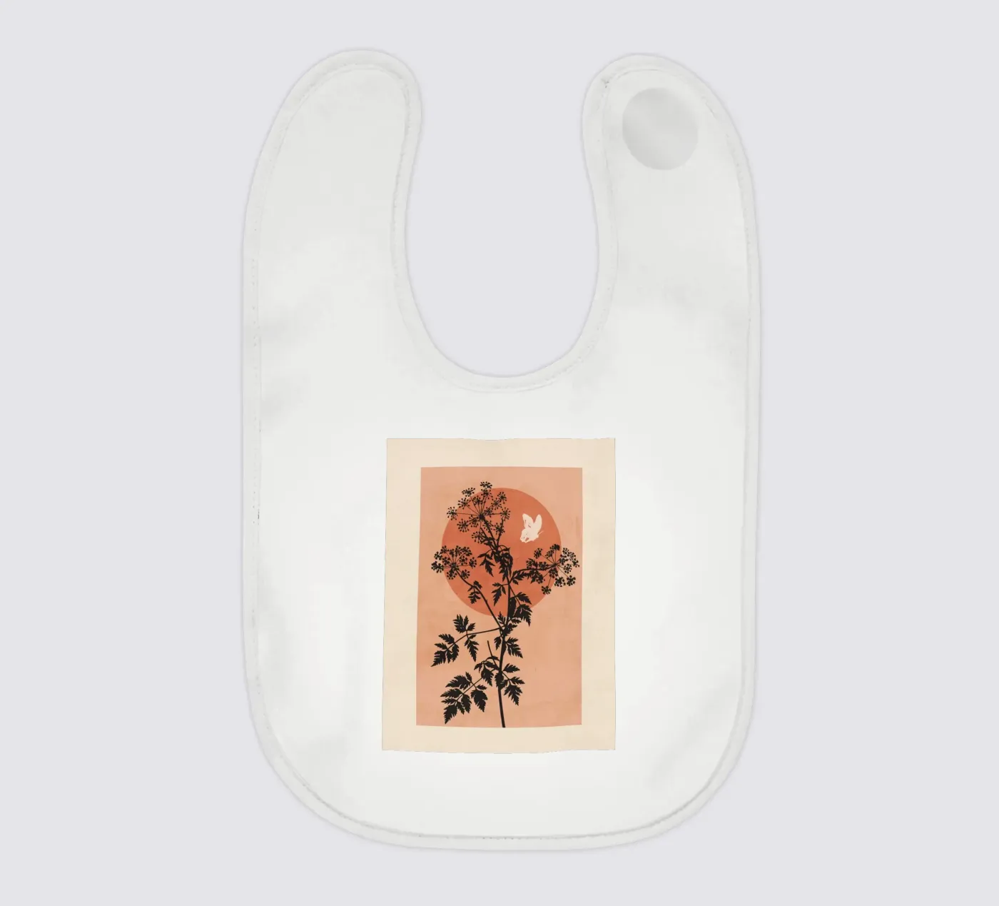 Wild Plant 2 baby slabbetje van ThingDesign