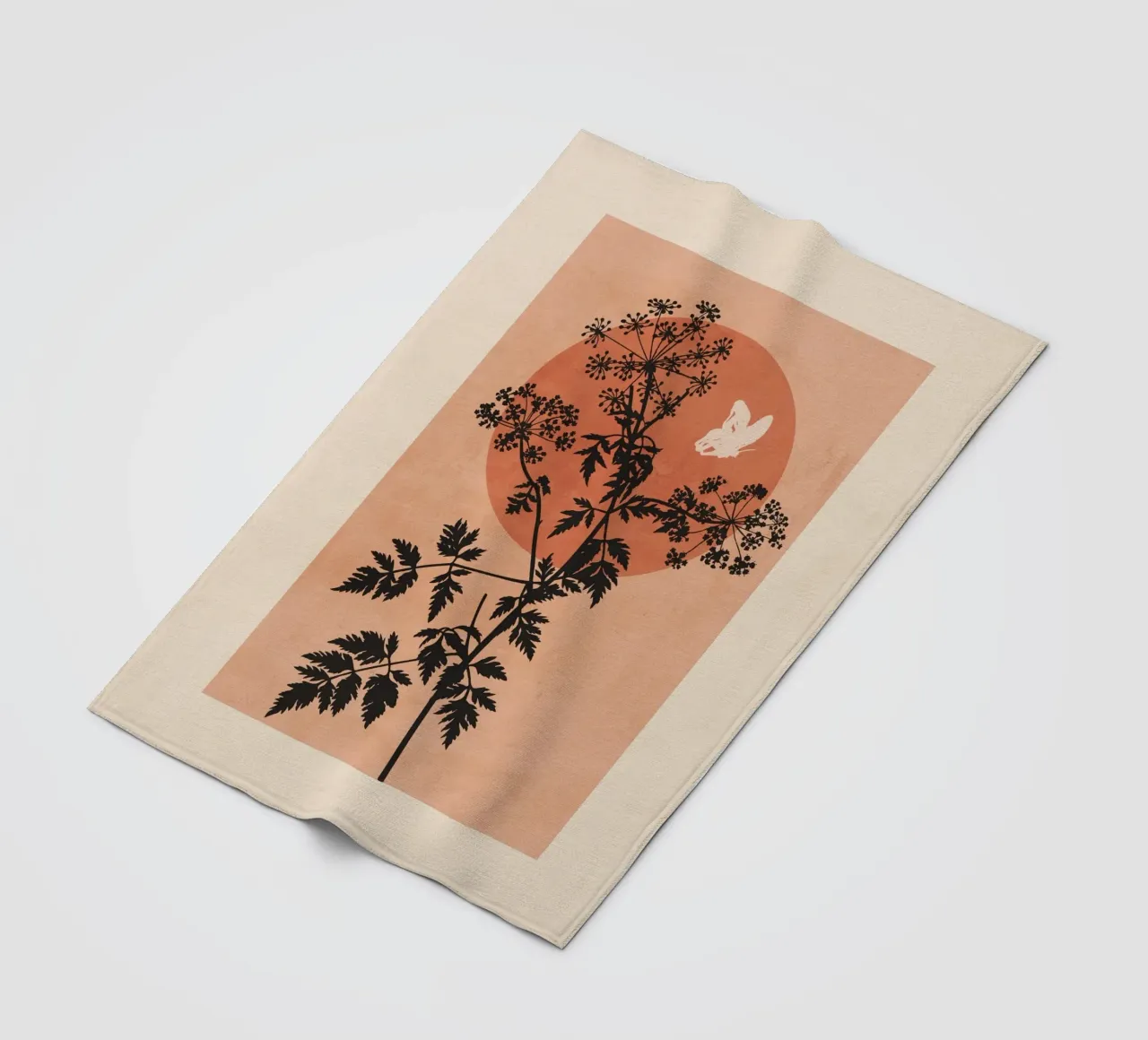 Pianta selvatica 2 coperta in pile da ThingDesign