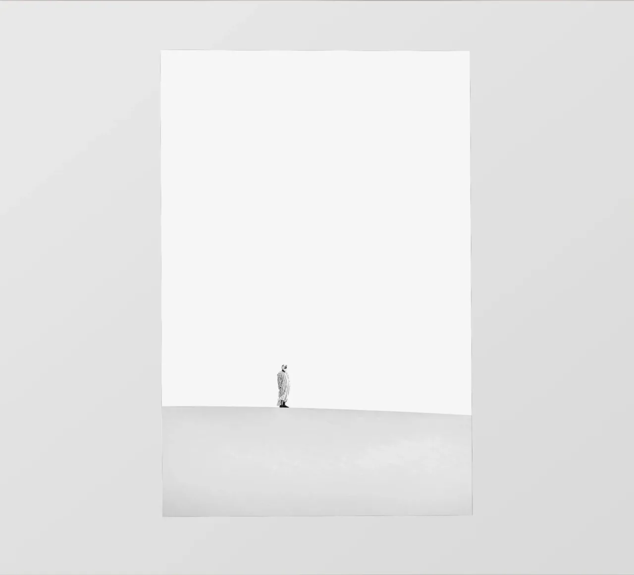 Alone in the desert pellicola backlit da photolovers