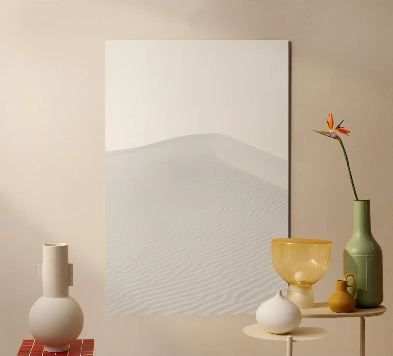 Sand Dune in the Sahara desert alluminio dibond da photolovers