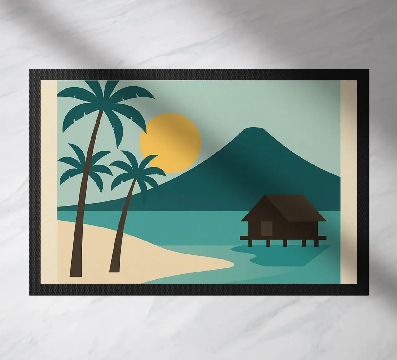 Isole Gili - Évasion Tropicale Minimaliste zerbino da JETLAG | affiches voyage