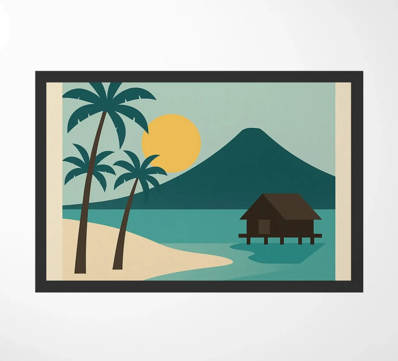 Isole Gili - Évasion Tropicale Minimaliste zerbino da JETLAG | affiches voyage