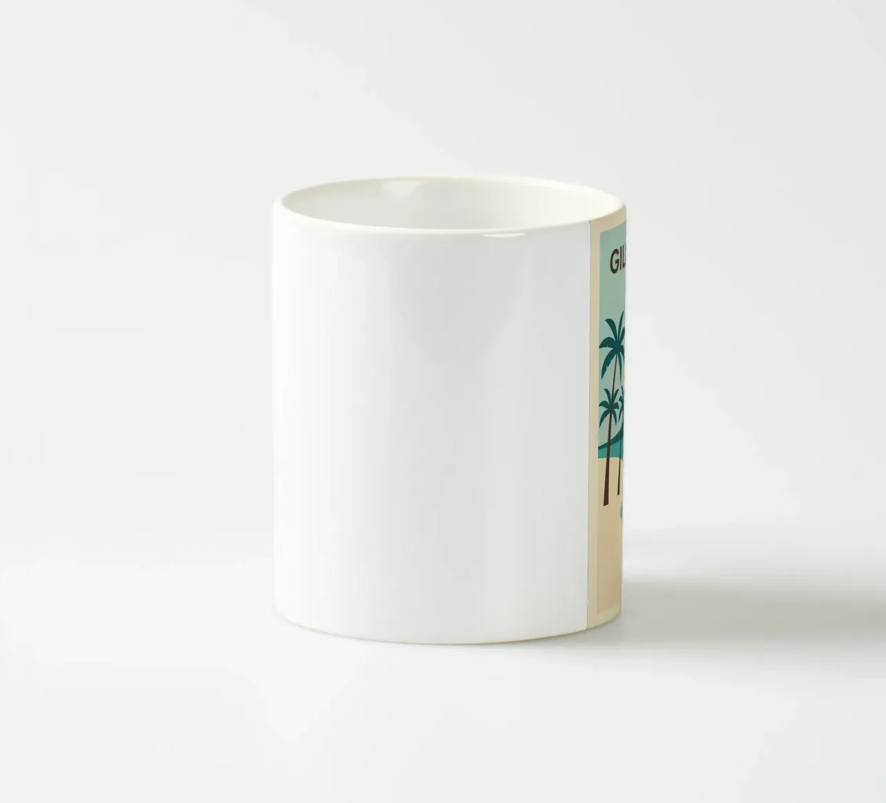 Isole Gili - Évasion Tropicale Minimaliste tazza in ceramica da JETLAG | affiches voyage