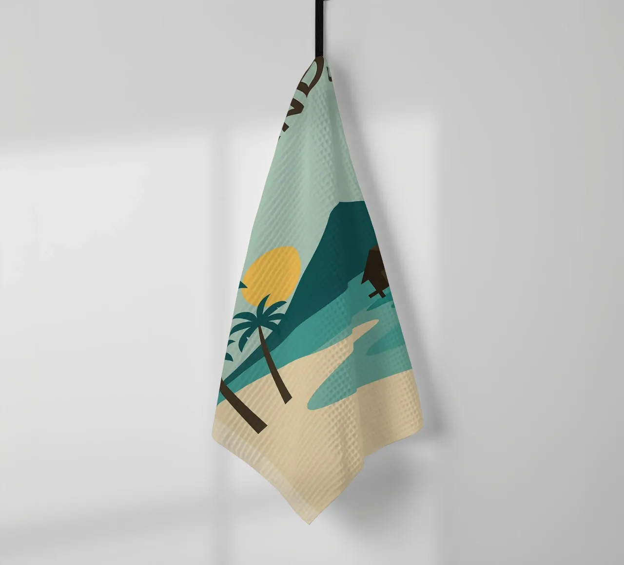 Isole Gili - Évasion Tropicale Minimaliste canovaccio da cucina da JETLAG | affiches voyage