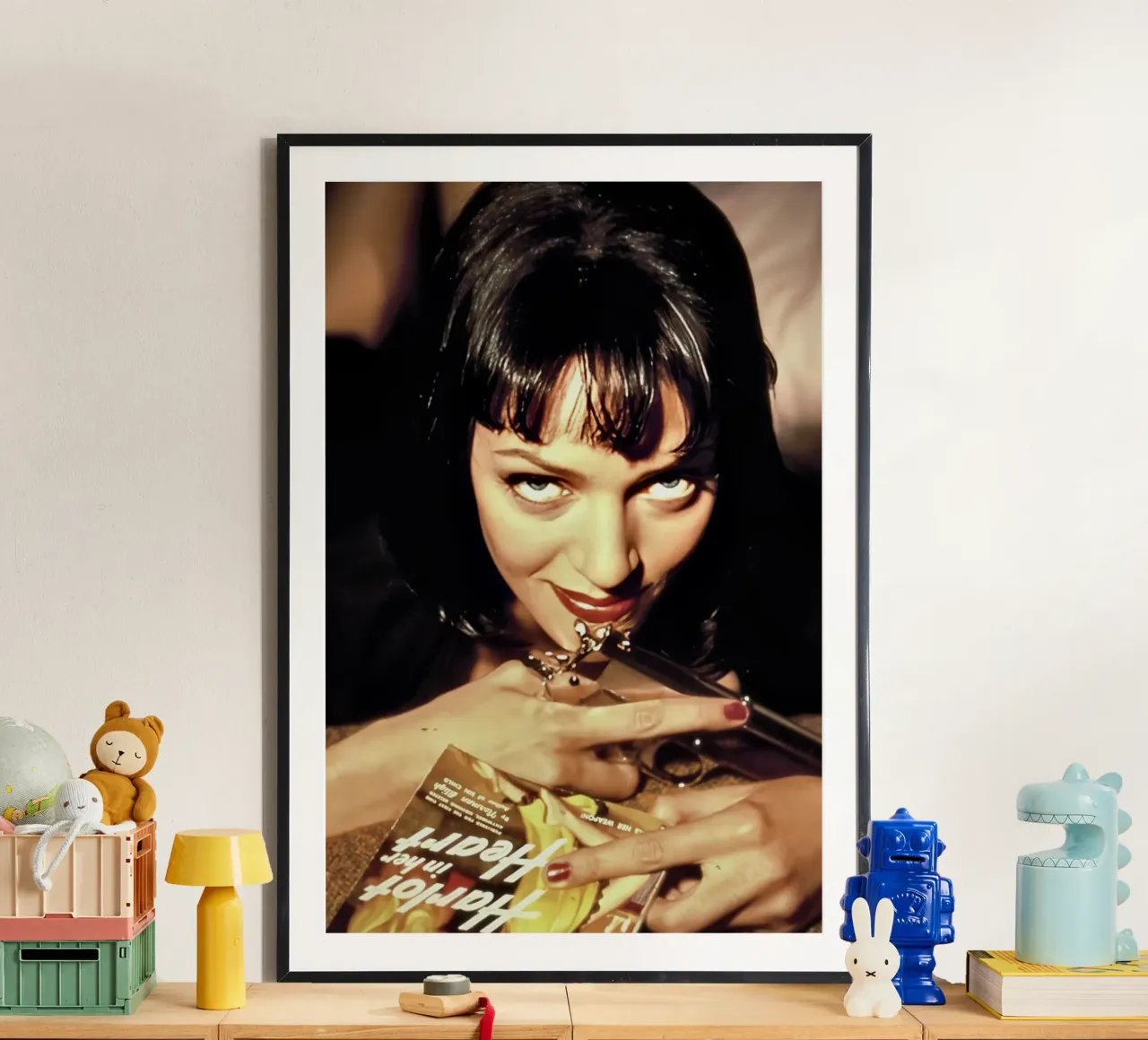 Uma Donne Bellissime poster con telaio in legno da Lorraine Mooore