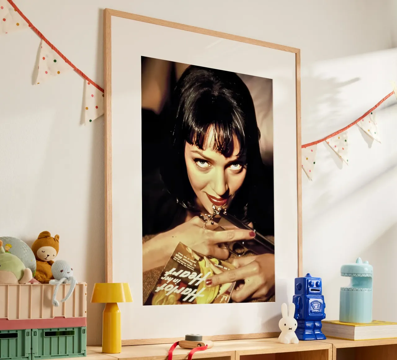 Uma Donne Bellissime poster con telaio in legno da Lorraine Mooore