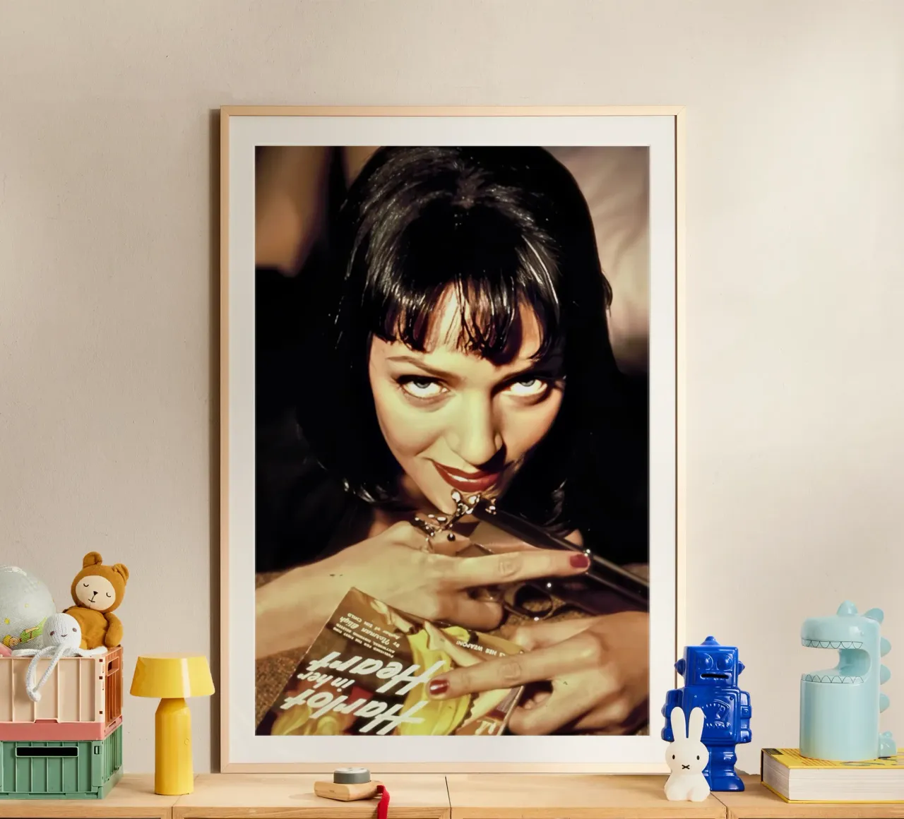 Uma Donne Bellissime poster con telaio in legno da Lorraine Mooore